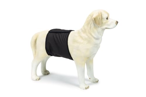 Beeztees Inkontinenz Bauchband Rüde - Hund - schwarz - XL - 90x30 cm von Beeztees