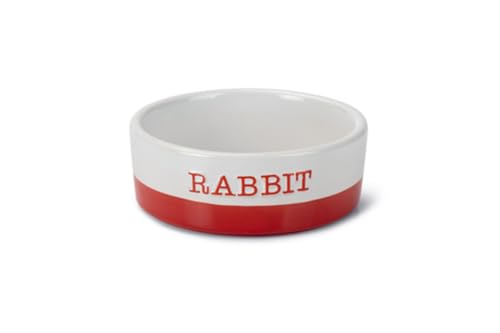 Beeztees Jomi - Kaninchennapf - Keramik - rot - 12x12x4,5 cm von Beeztees
