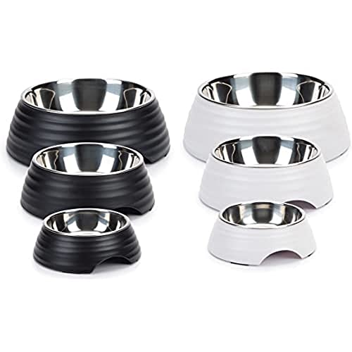 Beeztees K&Bz Bz Mela Dog Bowl Rimpu Black 17,5 510 g von Beeztees