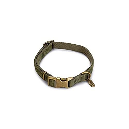 Beeztees K&Bz Hundehalsband, Velura, grün, 35-50 x 20 mm, 2000 g von Beeztees