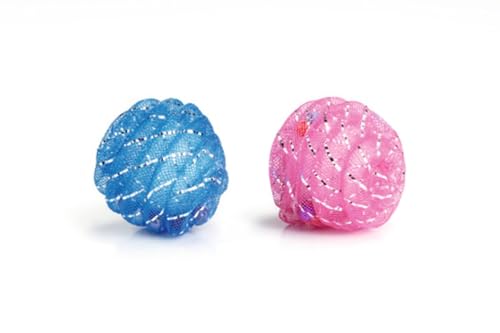 Beeztees Katzenspielzeug: 2 x Ball mit Perlen Ø 5cm #0425070 von Beeztees