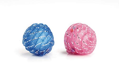 Beeztees Katzenspielzeug: 2 x Ball mit Perlen Ø 5cm #0425070 von Beeztees