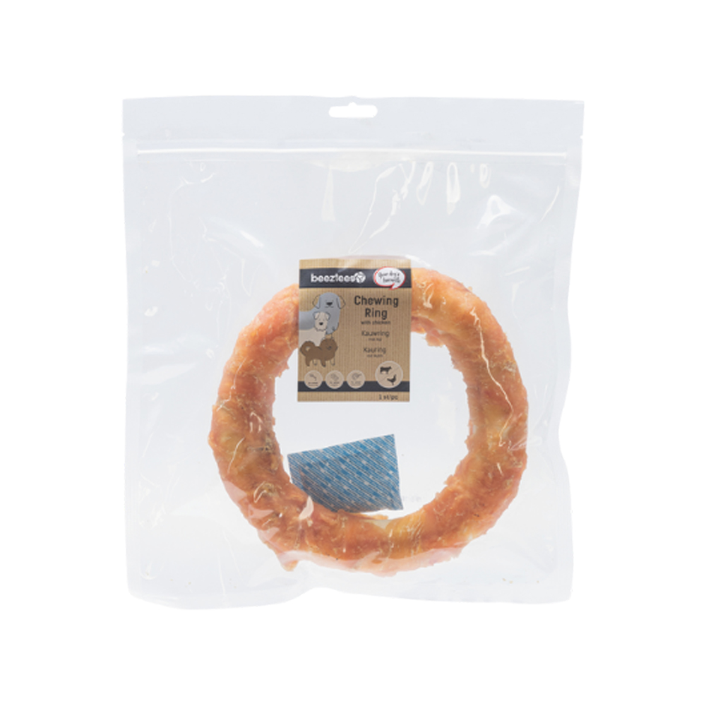 Beeztees Kauring mit Huhn - 12,5 cm - 8 Stück von Beeztees