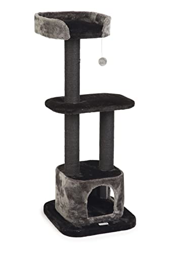Beeztees Kratzmöbel Bondica L: 50 cm B: 50 cm H: 120 cm schwarz-grau Beeztees Kratzmöbel Bondica L: 50 cm B: 50 cm H: 120 cm schwarz-grau von Beeztees