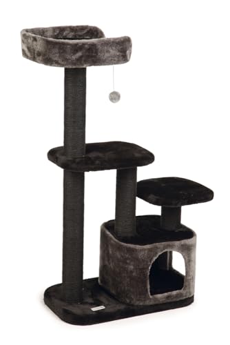 Beeztees Kratzmöbel Poronti L: 60 cm B: 60 cm H: 115 cm schwarz-grau Beeztees Kratzmöbel Poronti L: 60 cm B: 60 cm H: 115 cm schwarz-grau von Beeztees