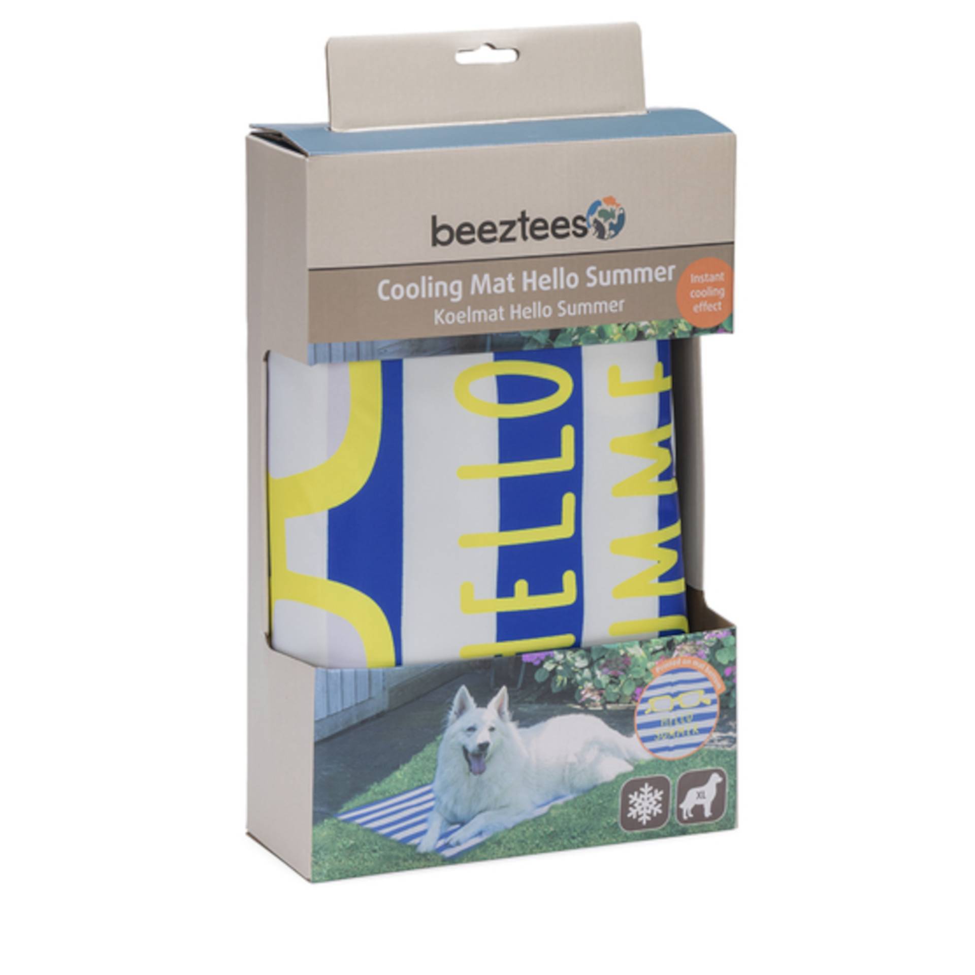 Beeztees Kühlmatte Hello Summer - Größe L: L 100 x B 60 cm von Beeztees