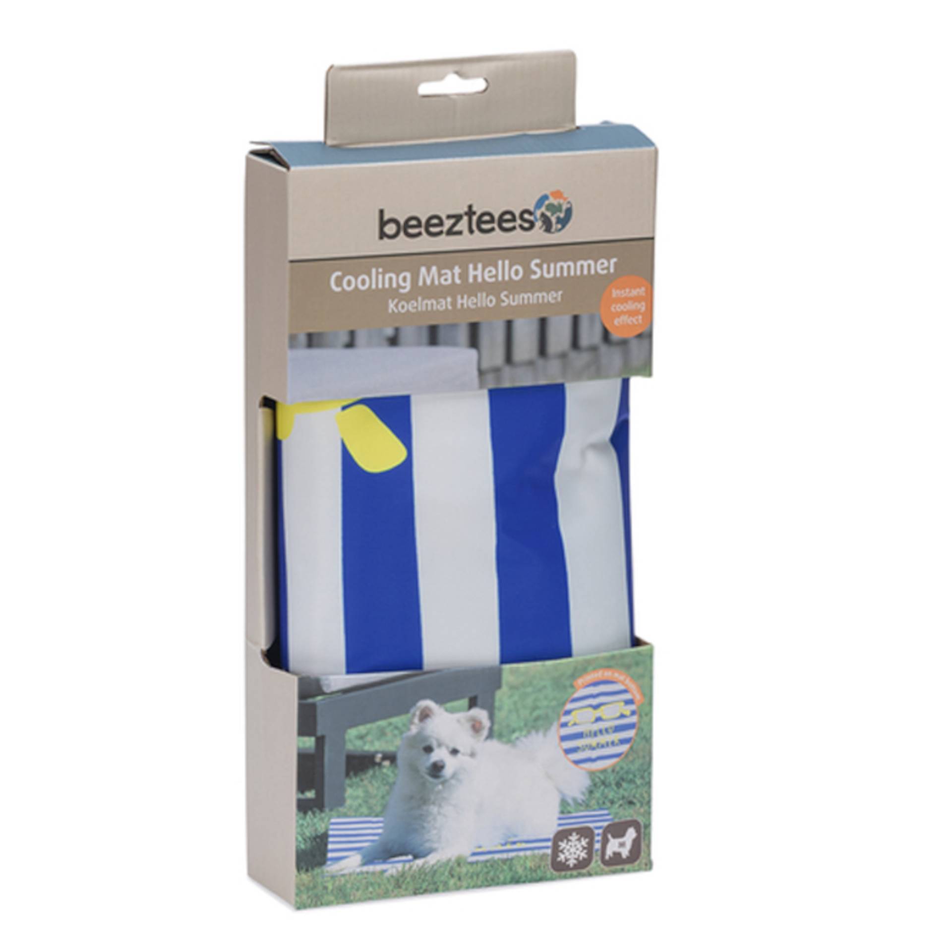 Beeztees Kühlmatte Hello Summer - Größe S: L 65 x B 50 cm von Beeztees