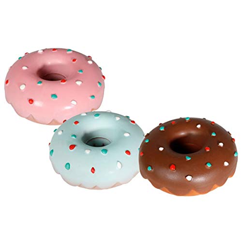 Beeztees Latexspielzeug Doggy Donuts 12 cm Farblich Sortiert 1 Stück von Beeztees