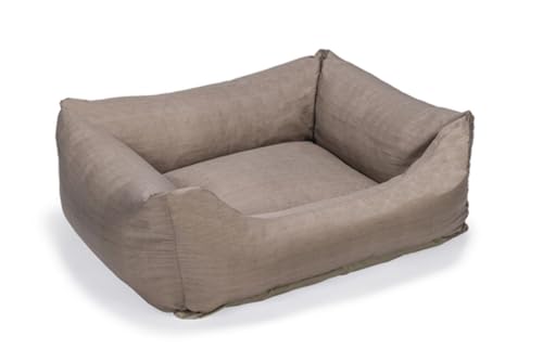 Beeztees Liegebett Sofixa - Hundekorb - Taupe - 80x70x25 cm von Beeztees