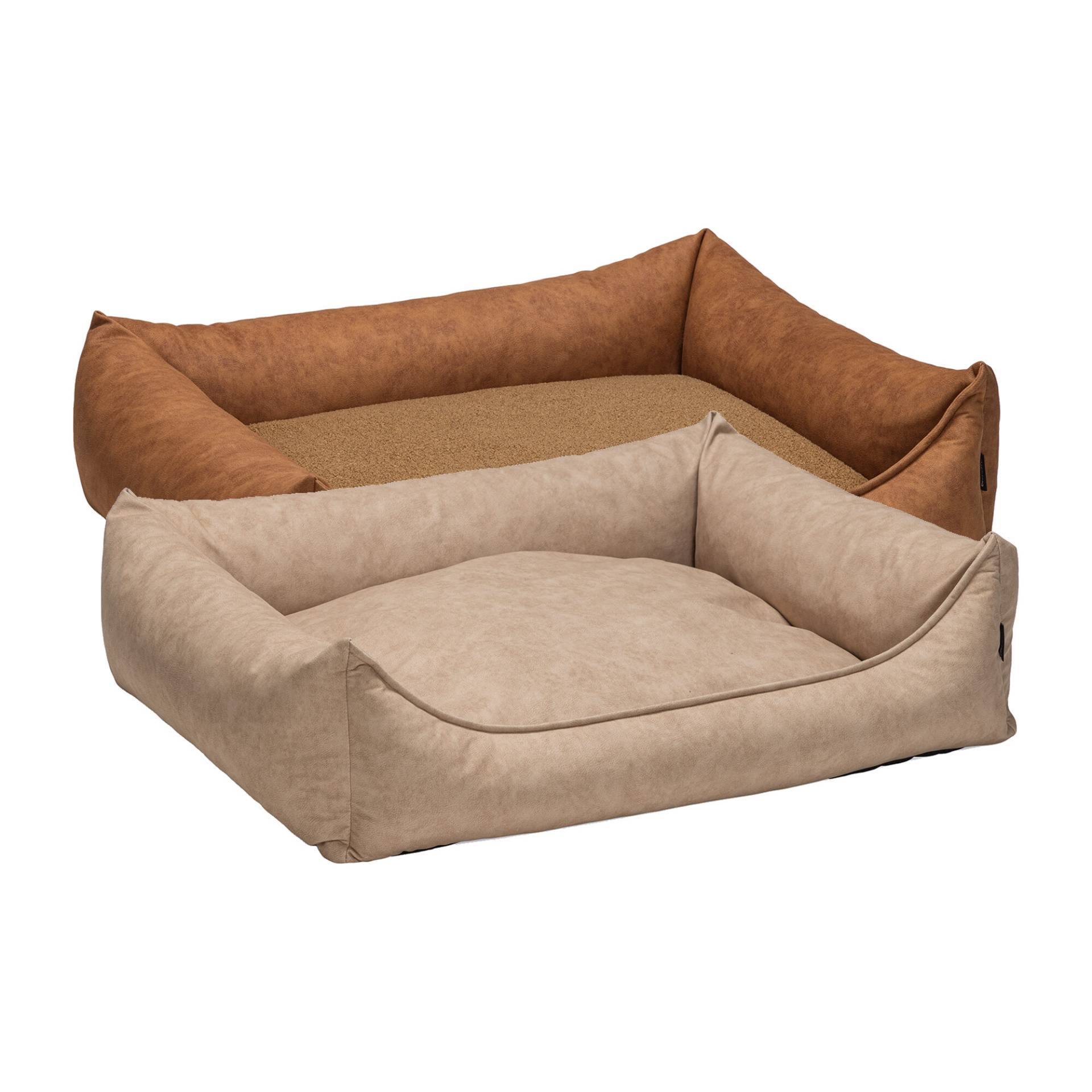 Beeztees Lua Orthopädisches Hundebett - Cognac - 100 x 80 cm von Beeztees