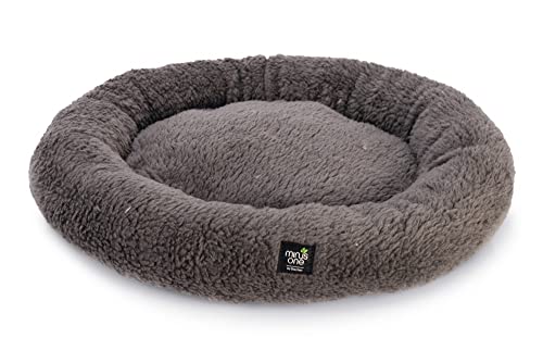 Beeztees Minus One rundes Katzenliegebett Quinty H: 6 cm ø: 40 cm dunkelgrau von Beeztees