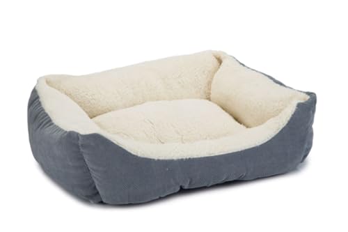 Beeztees Mogina - Katzenbett - Plüsch - blau - 45x37x18 cm Beeztees Mogina - Katzenbett - Plüsch - blau - 45x37x18 cm von Beeztees