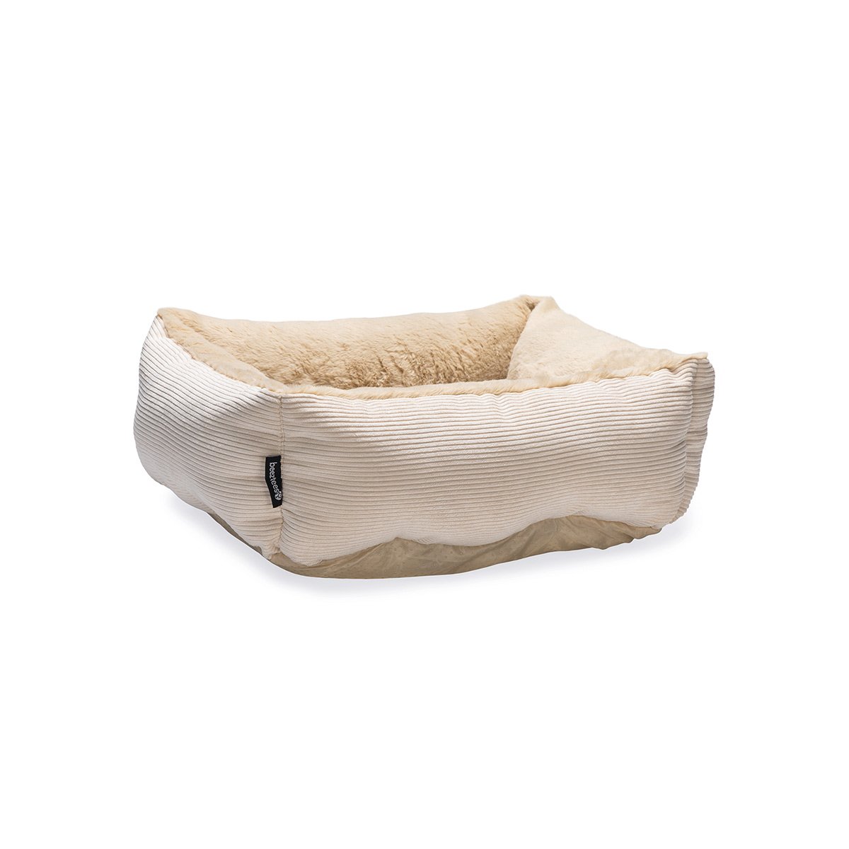 Beeztees Moza Katzenbett Plüsch 48 x 37 cm Anthrazit von Beeztees