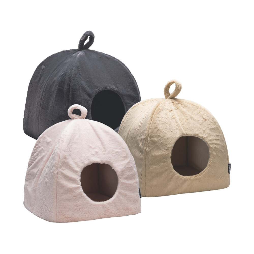 Beeztees Moza Katzenhaus - Beige von Beeztees