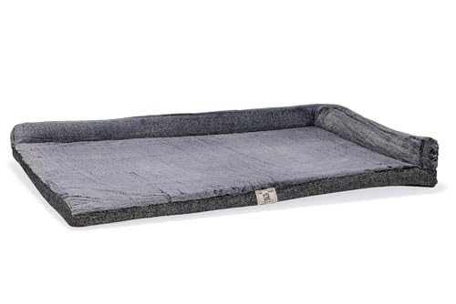 Beeztees Nano Chill Kuzzi, Orthopädisches Käfigkissen, Grau, 121 x 74 x 5 cm Beeztees Nano Chill Kuzzi, Orthopädisches Käfigkissen, Grau, 121 x 74 x 5 cm von Beeztees