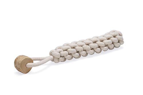 Beeztees Osa, Hundespielzeug, M, Baumwolle/Kaffeeholz, 34 cm von Beeztees