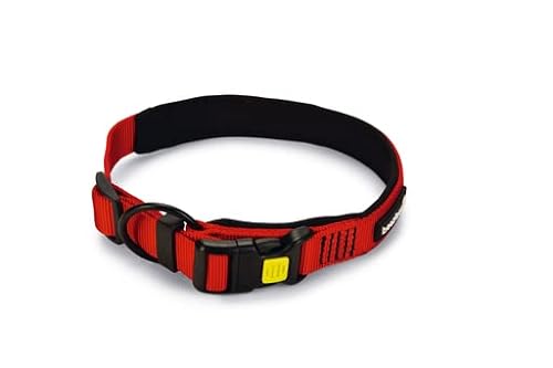 Beeztees Parinca Premium - Hundehalsband - Nylon - rot - 45-50 cm x von Beeztees
