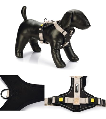 Beeztees Parinca Premium Y-Geschirr Nylon hellgrau 73-94 cm x 30 mm Beeztees Parinca Premium Y-Geschirr Nylon hellgrau 73-94 cm x 30 mm von Beeztees