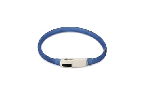 Beeztees Safety Gear Dogini - Hundehalsband - USB - Blau - 35x10 cm von Beeztees
