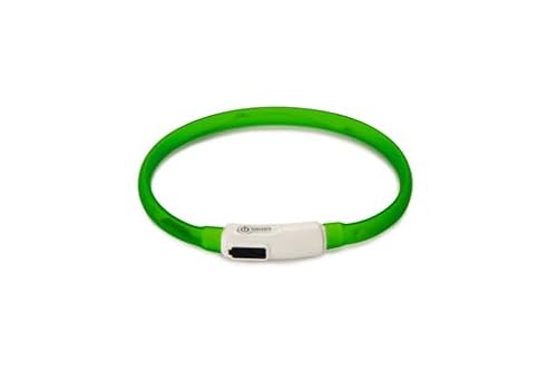 Beeztees Safety Gear Dogini - Hundehalsband - USB - Grün - 35x10 cm von Beeztees