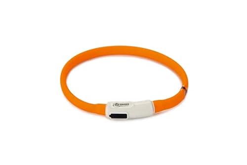 Beeztees Safety Gear Dogini - Hundehalsband - USB - Orange - 35x10 cm von Beeztees