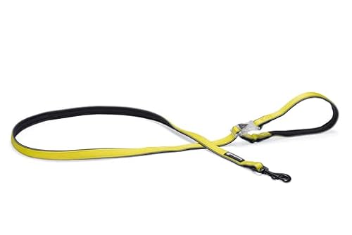 Beeztees Safety Gear Parinca Premium - Hundeleine - LED - Nylon - Gelb - von Beeztees