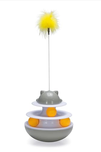 Beeztees Sapi, Katzenspielzeug, Interaktiv, Kunststoff, 19x19x48 cm von Beeztees