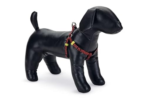 Beeztees Scribbles - Hundegeschirr - schwarz - 35-60 cm von Beeztees
