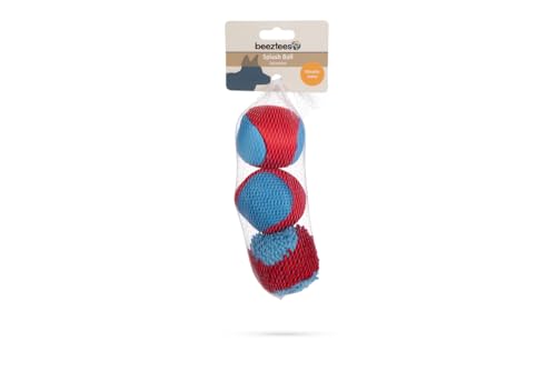 Beeztees Splashball - Hundespielzeug - blau/rot - Durchm: 6,2 cm - 3 Stck. Beeztees Splashball - Hundespielzeug - blau/rot - Durchm: 6,2 cm - 3 Stck. von Beeztees