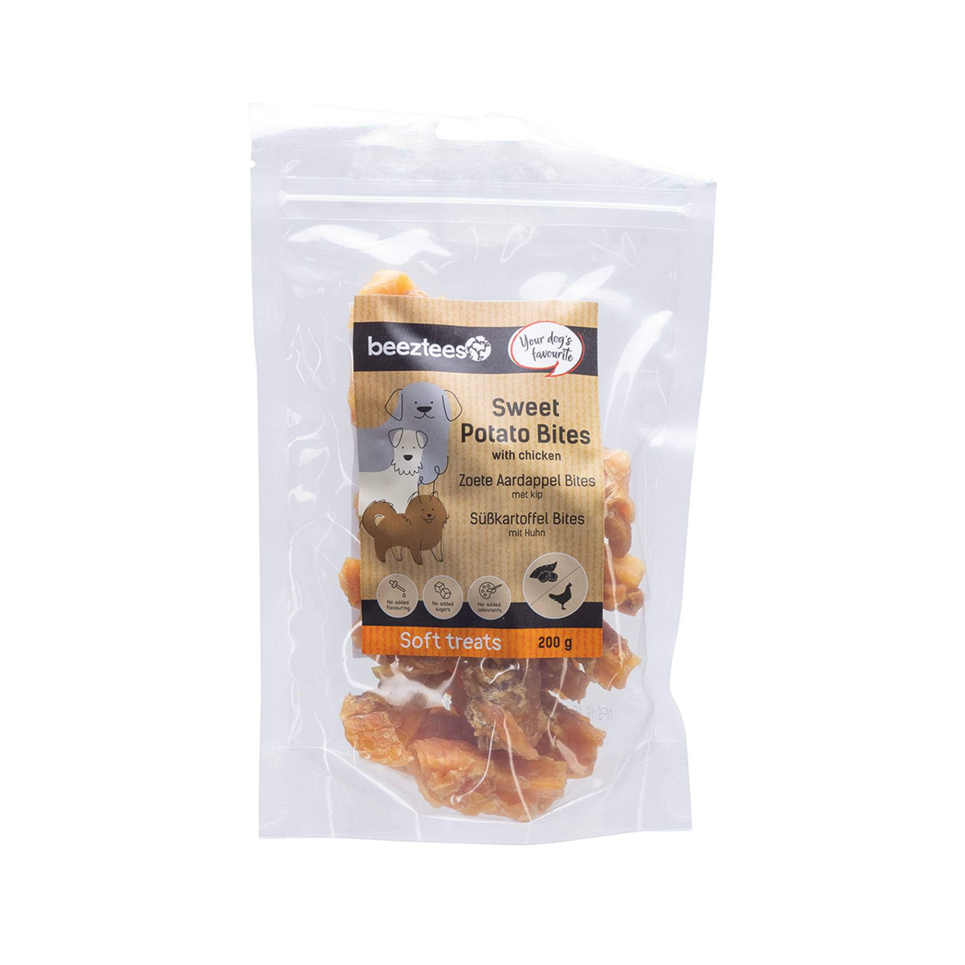 Beeztees Süßkartoffel Bites - Huhn - 200 g von Beeztees