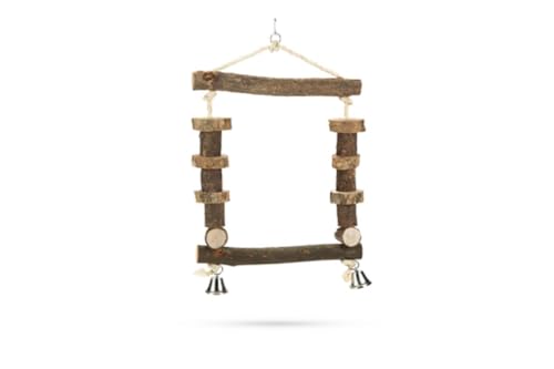 Beeztees Tomi Schaukel - Vogelspielzeug - Holz - 45 cm Beeztees Tomi Schaukel - Vogelspielzeug - Holz - 45 cm von Beeztees