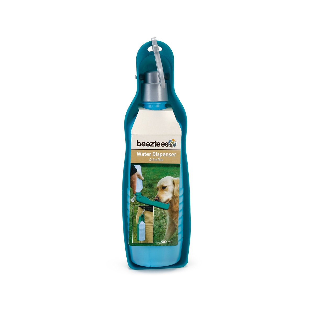 Beeztees Tragbare Trinkflasche Blau 500ml von Beeztees