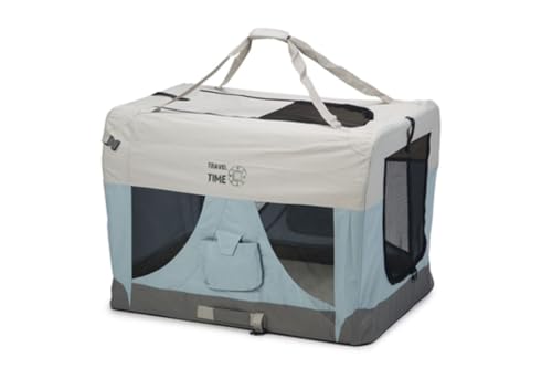 Beeztees Travel Time - Hundegitterbox - Nylon - 91x63x63 cm von Beeztees