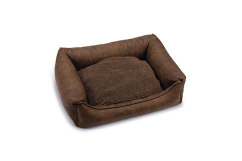 Beeztees Uma - Orthopädisches Hundebett - Braun - 80x60x22 cm von Beeztees