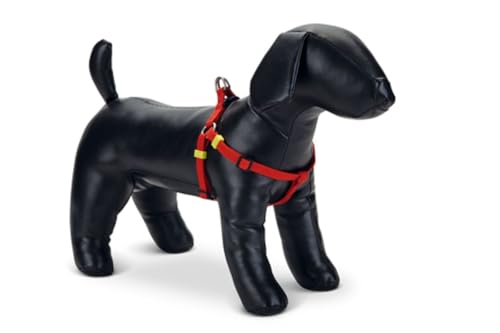 Beeztees Uni - Hundegeschirr - rot - 35-60 cm x 15 mm Beeztees Uni - Hundegeschirr - rot - 35-60 cm x 15 mm von Beeztees