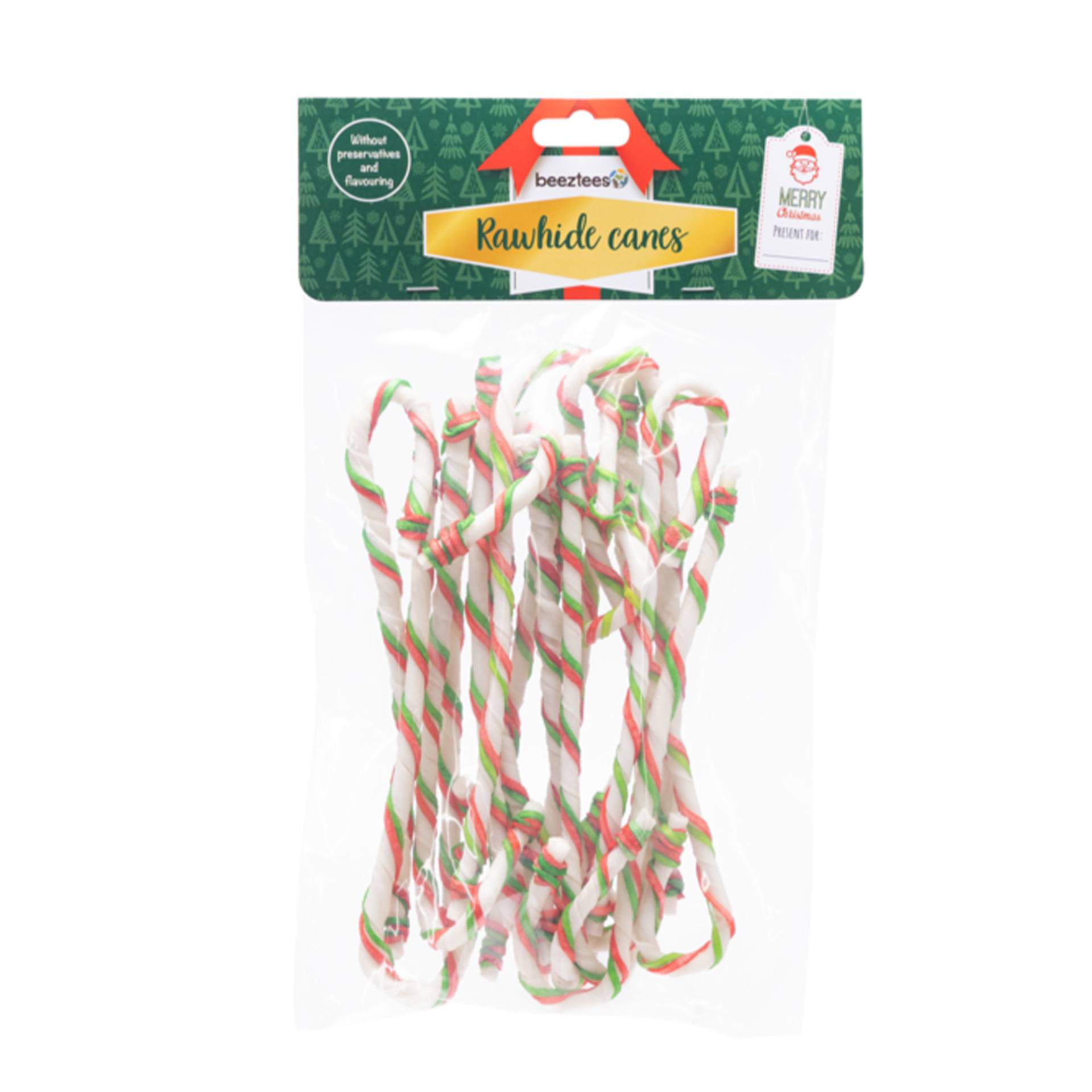 Beeztees Weihnachtszuckerstange Rinderhaut 176 g - 16 Stück Beeztees Weihnachtszuckerstange Rinderhaut 176 g - 16 Stück von Beeztees