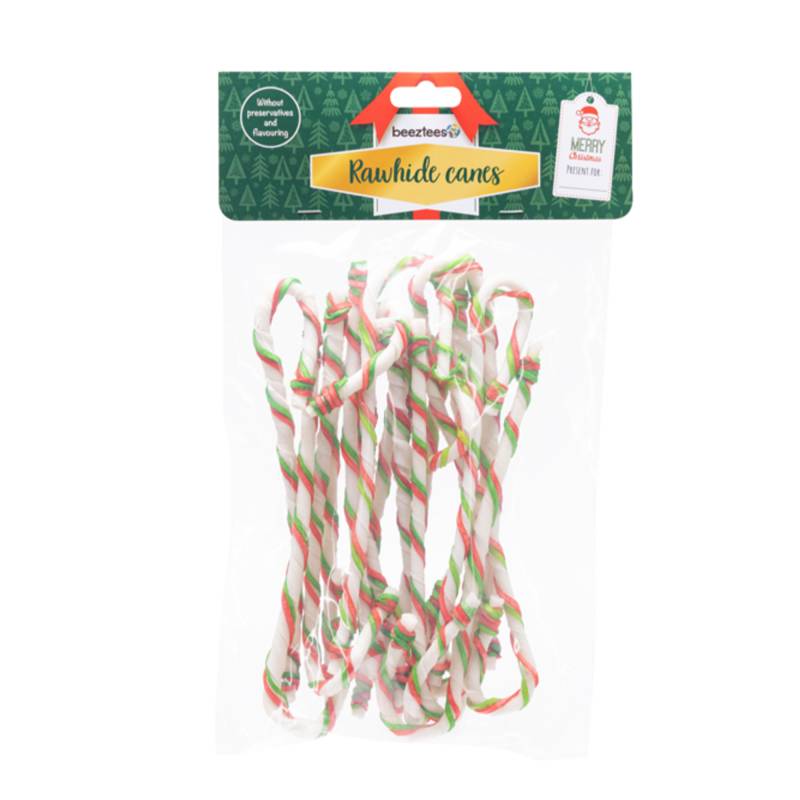 Beeztees Weihnachtszuckerstange Rinderhaut 176 g - 16 Stück Beeztees Weihnachtszuckerstange Rinderhaut 176 g - 16 Stück von Beeztees