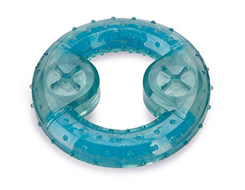 Beeztees Welpe Kühlbeißring Lou, Hundespielzeug, Blau, 10x10x2,3 Beeztees Welpe Kühlbeißring Lou, Hundespielzeug, Blau, 10x10x2,3 von Beeztees