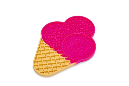 Beeztees Welpenfutter Futter Futter Spielzeug Eiscreme Silikon Rosa 21 x 15 cm von Beeztees