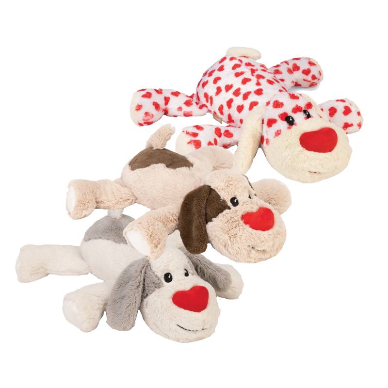 Beeztees XL Herz-Kuscheltier - Joep - Beige - 48 x 46 x 11 cm von Beeztees