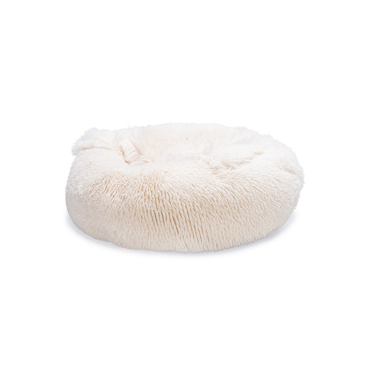 Beeztees Yala Hundebett Beige Plüsch Ø 50 cm von Beeztees
