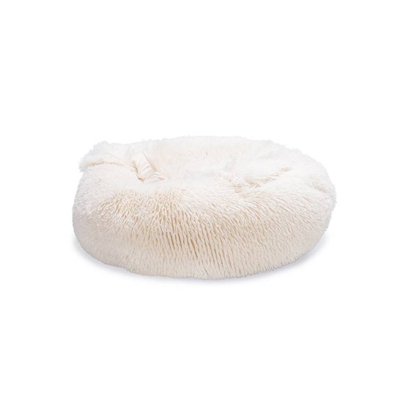 Beeztees Yala Hundebett Beige Plüsch Ø 50 cm von Beeztees