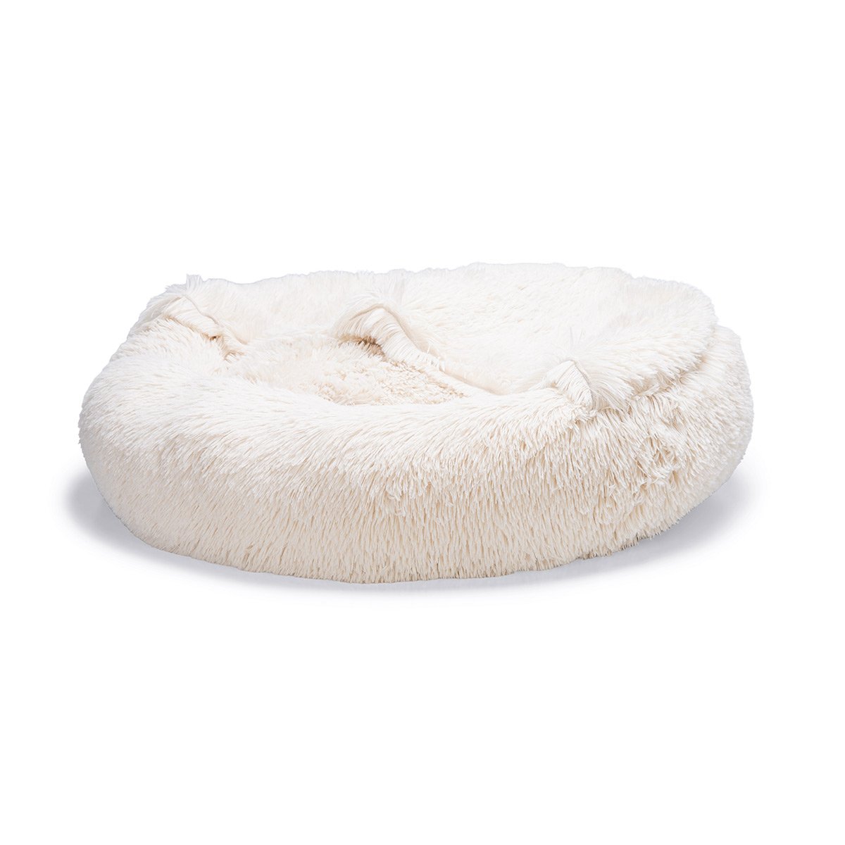 Beeztees Yala Hundebett Beige Plüsch Ø 70 cm von Beeztees