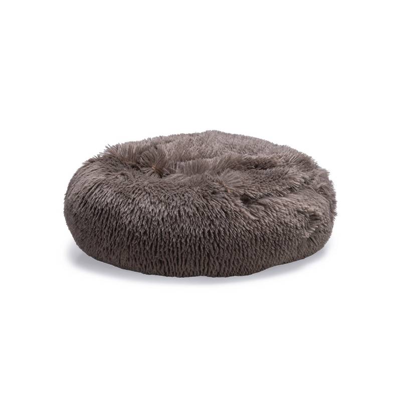 Beeztees Yala Hundebett Braun Plüsch Ø 50 cm von Beeztees