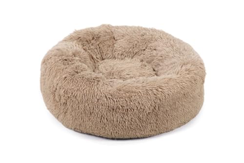 Beeztees Yali - Hundebett - Plusch - Beige - Diam. 70 cm von Beeztees