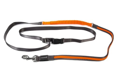 Beleuchtete Joggingleine - USB Anschluss - Hundeleine - Hundesport - grau - 200x25cm Beleuchtete Joggingleine - USB Anschluss - Hundeleine - Hundesport - grau - 200x25cm von Beeztees