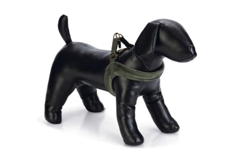 DBL DOG HARNESS VELURA GREEN, XXS CHEST SIZE 36 CM von Beeztees