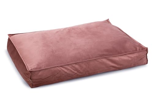 Designed by Lotte Nalino, Hundekissen, Samt, Pink, 100x70x15 cm Designed by Lotte Nalino, Hundekissen, Samt, Pink, 100x70x15 cm von Designed by Lotte