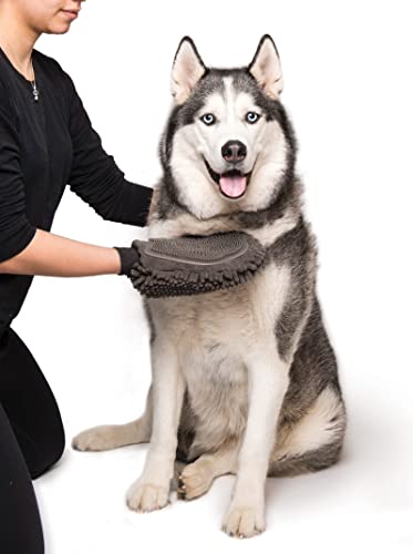 DGS Dirty Dog Grooming Mitt L: 25 cm B: 18 cm H: 2 cm grau DGS Dirty Dog Grooming Mitt L: 25 cm B: 18 cm H: 2 cm grau von Beeztees