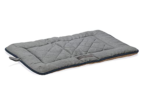 DGS Nano Chenille Sleeper Cushion Lex L: 89 cm B: 60 cm H: 3,5 cm grau von Beeztees